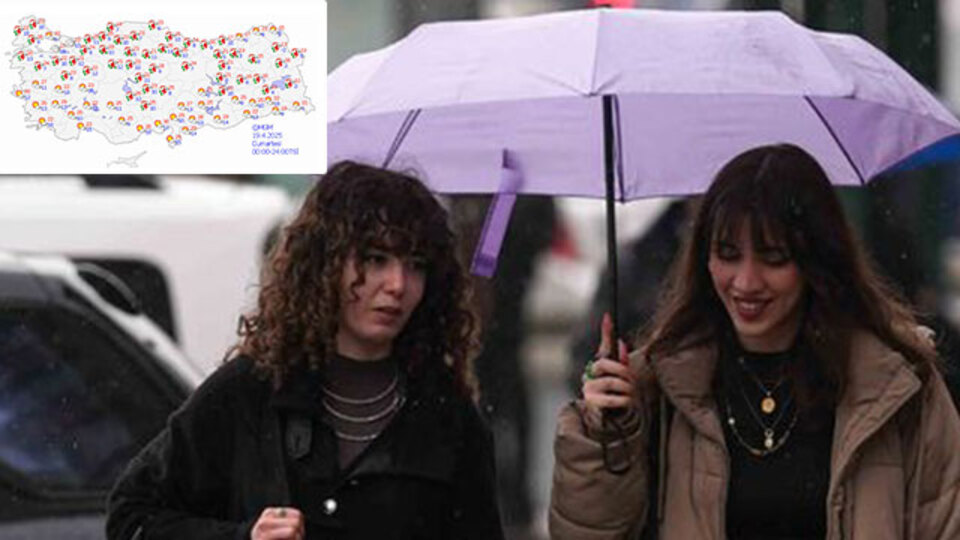 Meteoroloji'den kritik uyarı! 5 bölgede sağanak!