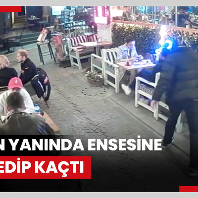 Beşiktaş'ta kafeteryada silahlı saldırı; eşinin yanında ensesine ateş edip kaçtı