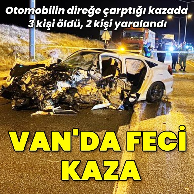 Van'da feci kaza