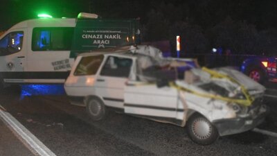 TIR'la çarpışan otomobilin sürücüsü öldü