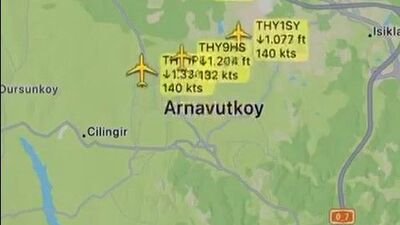 İstanbul Havalimanı’na 3 THY uçağı aynı anda iniş yaptı