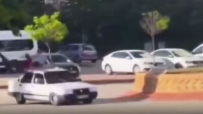 Gaziantep'te "drift"e 148 bin lira ceza