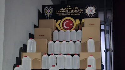 980 litre sahte içki ele geçirildi