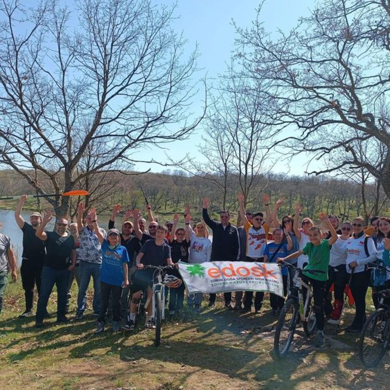 Edirne'de doğa yürüyüşü ve kano etkinliği