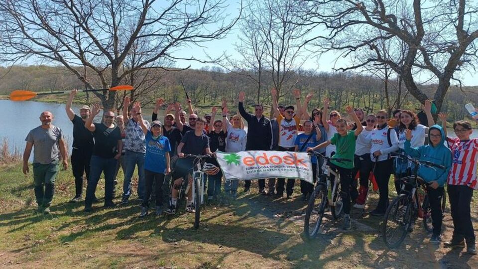 Edirne'de doğa yürüyüşü ve kano etkinliği