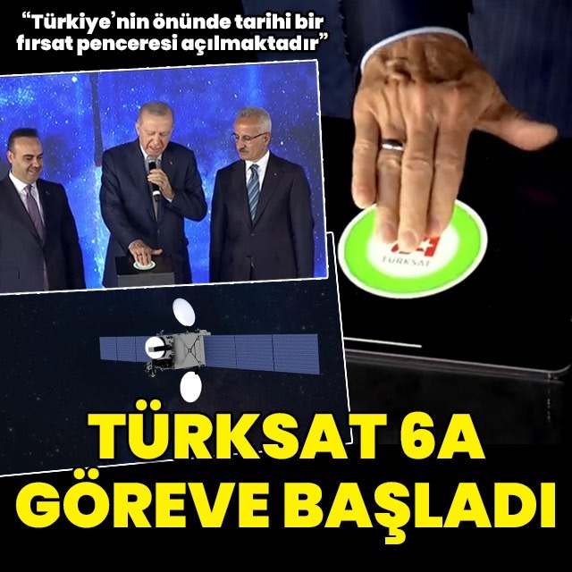 TÜRKSAT 6A göreve başladı