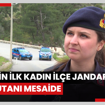 İzmirin ilk kadın ilçe jandarma komutanı, Karşıyakanın huzur ve güvenliği için mesaide