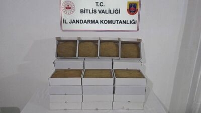 35 kilogram tütün ele geçirildi