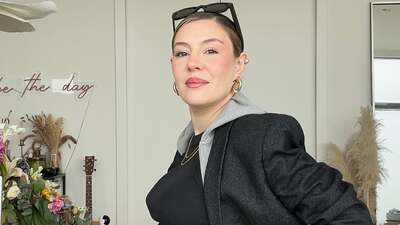 Karnı belirginleşti