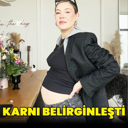 Karnı belirginleşti