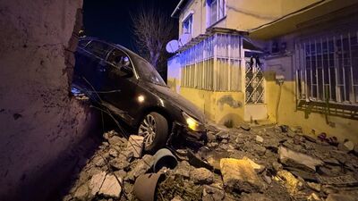 Kaza yaptı! Aracını bırakıp kaçtı