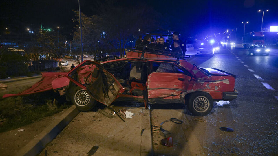 Ankara'da trafik kazası: 6 yaralı