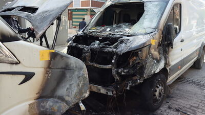 Şanlıurfa'da 9 araç kundaklandı