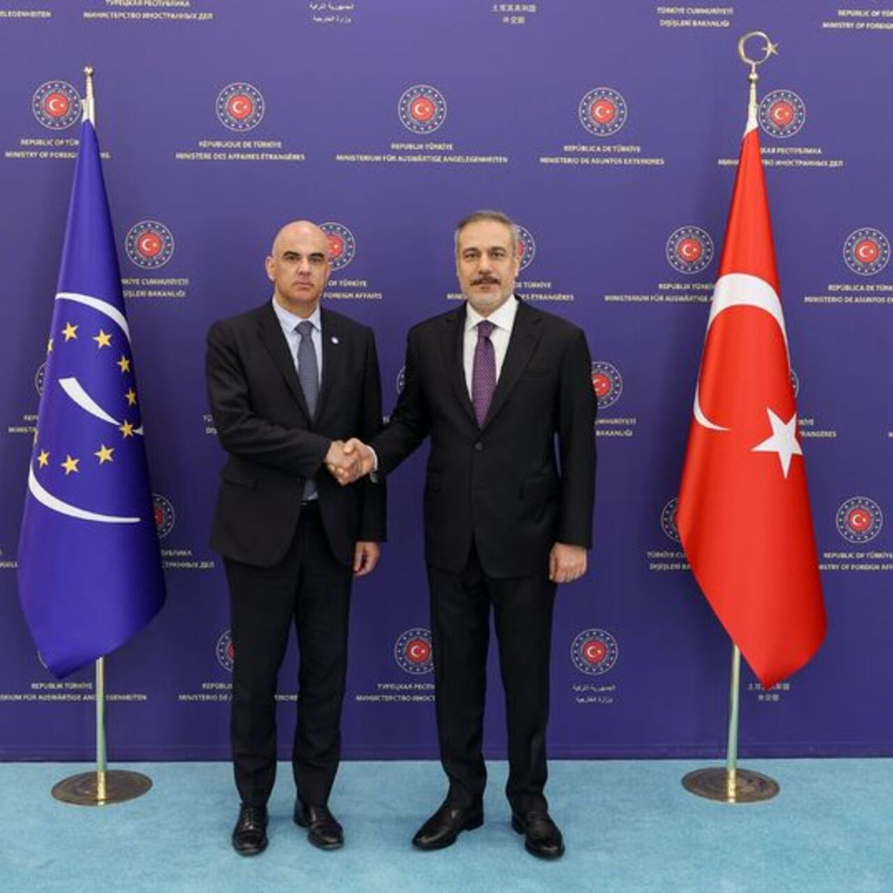 Bakan Fidan Avrupa Konseyi Genel Sekreteri ile görüştü
