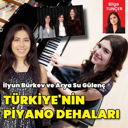 Türkiye'nin genç piyano dehaları: İlyun Bürkev ve Arya Su Gülenç