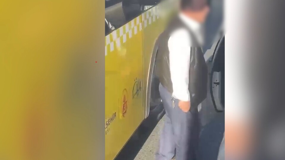 İETT şoförü bıçakla tehdit etti