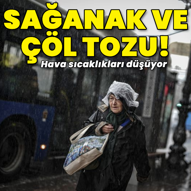 Sağanak yağmur uyarısı! Sıcaklıklar düşüyor