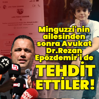 Minguzzi'nin ailesinden sonra Avukat Dr. Epözdemir'i de tehdit ettiler!