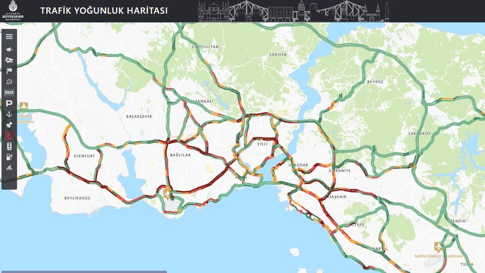 İstanbul'da 6.2'lik depremin ardından trafik yoğunluğu!