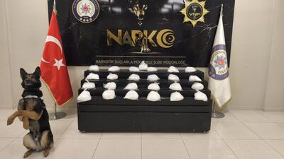 25 kilo 200 gram uyuşturucu ele geçirildi