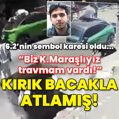 6.2'nin sembol karesi oldu... Bacağı kırıkken atlamış! "Biz K.Maraşlıyız travmam vardı!"
