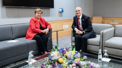 Bakan Şimşek, IMF Başkanı ile görüştü