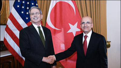 Bakan Şimşek, ABD'li mevkidaşıyla görüştü