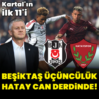 Beşiktaş 3.'lük, Hatay düşmemek için sahada!