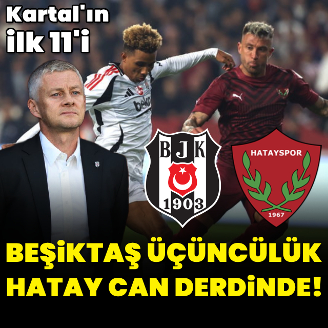 Beşiktaş 3.'lük, Hatay düşmemek için sahada!