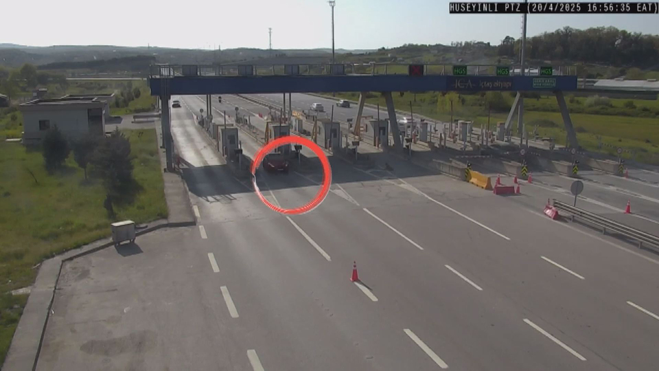 HGS gişesinden 110 km ile geçti!