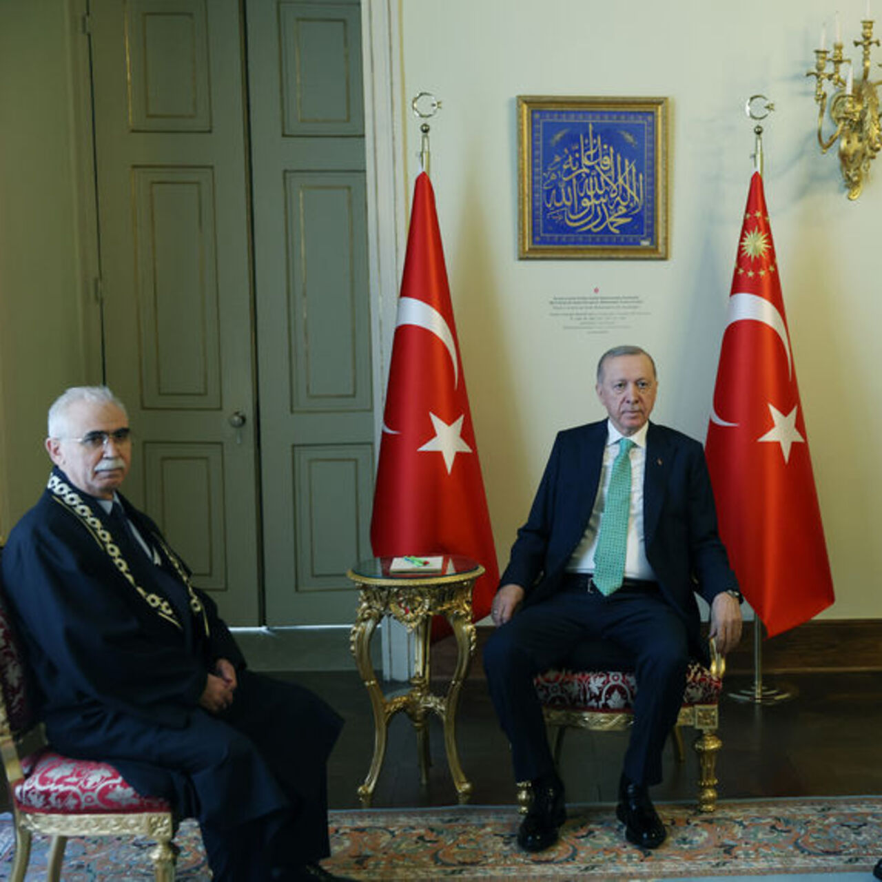 AYM Başkanı Özkaya'yı kabul etti