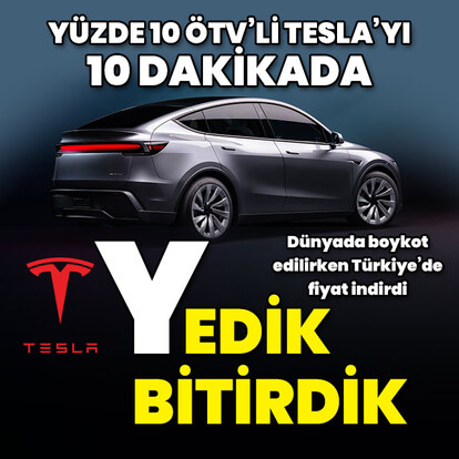 Yüzde 10 ÖTV'li Tesla 10 dakikada bitti
