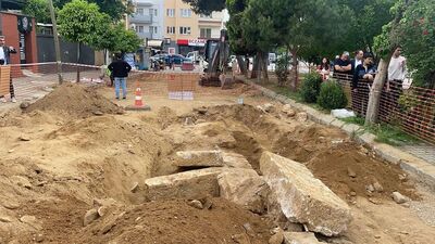 Yol çalışmasında bulundu