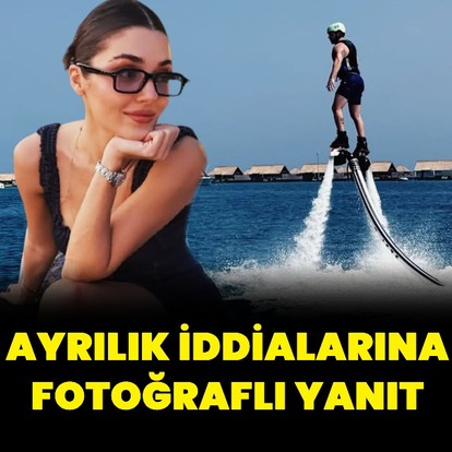Ayrılık iddialarına fotoğraflı yanıt