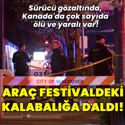 Kalabalığın arasına daldı! Ölü ve yaralılar var