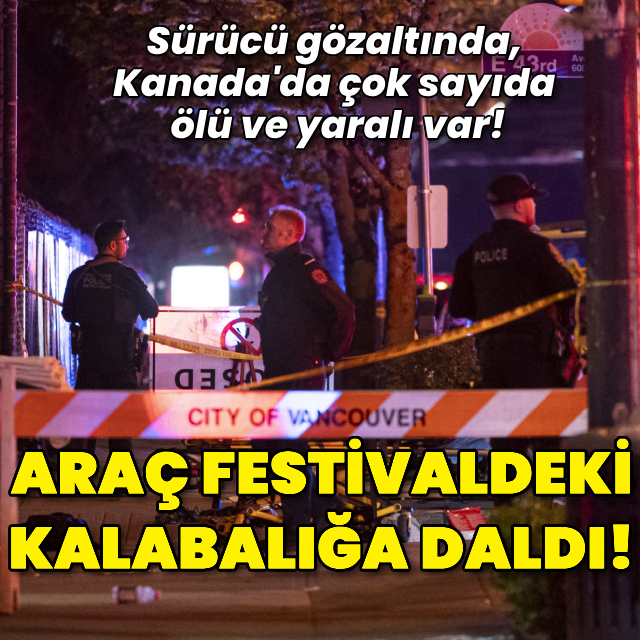 Kalabalığın arasına daldı! Ölü ve yaralılar var