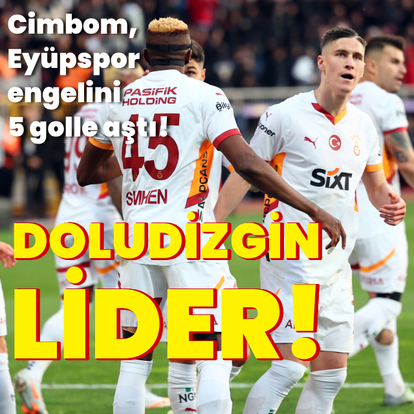 G.Saray, Eyüpspor'u 5 golle geçti