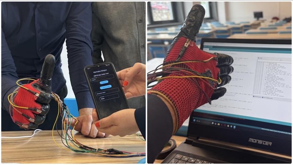 İşitme engelli bireyler için "akıllı iletişim eldiveni" geliştirildi