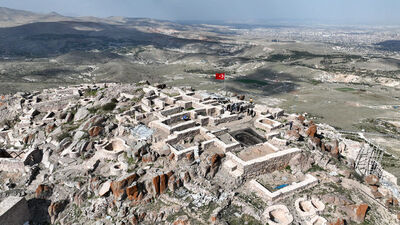 Konya'daki Gevele Kalesi turizme kazandırılacak
