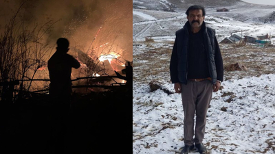 Alucra'da yangın: 1 ölü