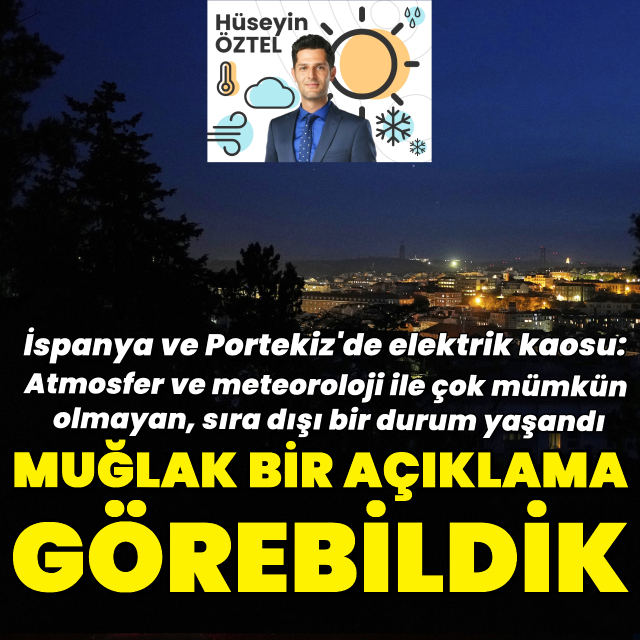 "Atmosferik ani değişim gibi muğlak bir ifade görebildik"