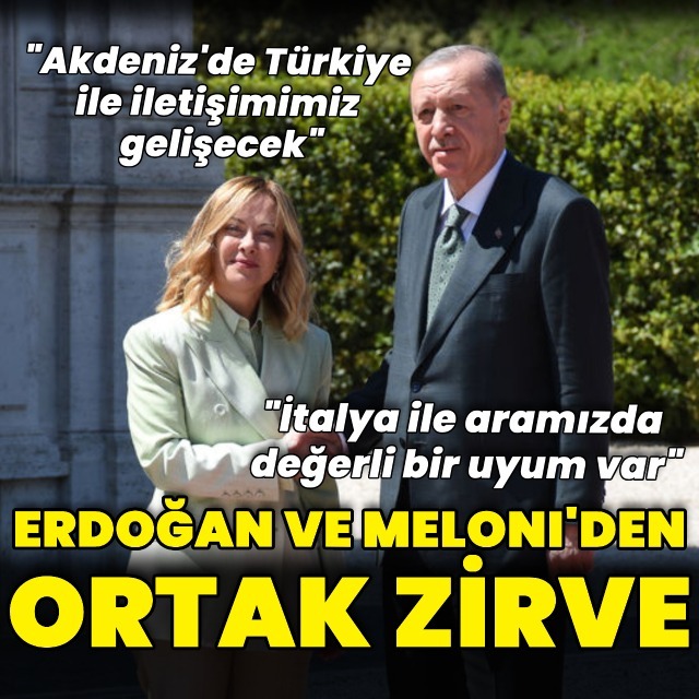 Cumhurbaşkanı Erdoğan: İtalya ile bağımız çok güçlü