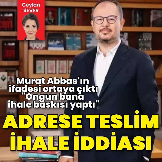 Murat Abbas'ın ifadesi ortaya çıktı