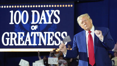 Trump görevdeki ilk 100 gününü değerlendirdi