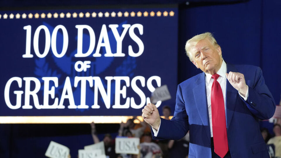 Trump görevdeki ilk 100 gününü değerlendirdi