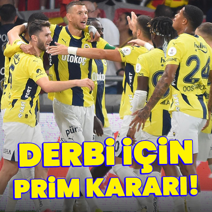F.Bahçe'den derbi için prim kararı! - HT Spor
