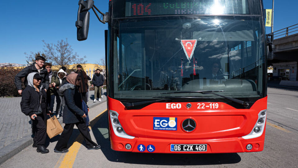 Ankara'da 1 Mayıs'ta toplu taşıma ücretsiz