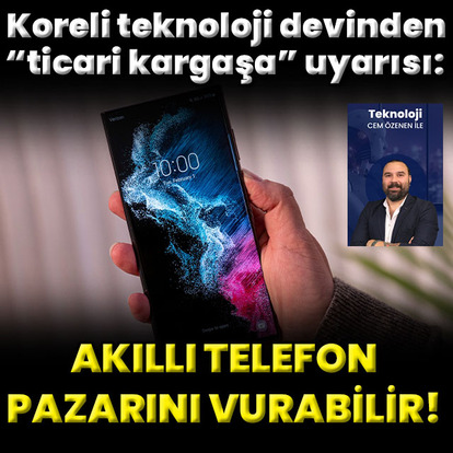 “Ticari kargaşa telefon talebini vurabilir"