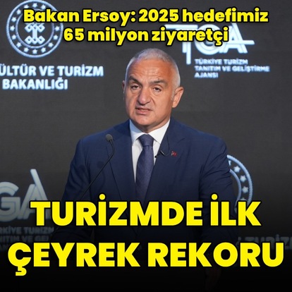 Turizmde ilk çeyrek rekoru