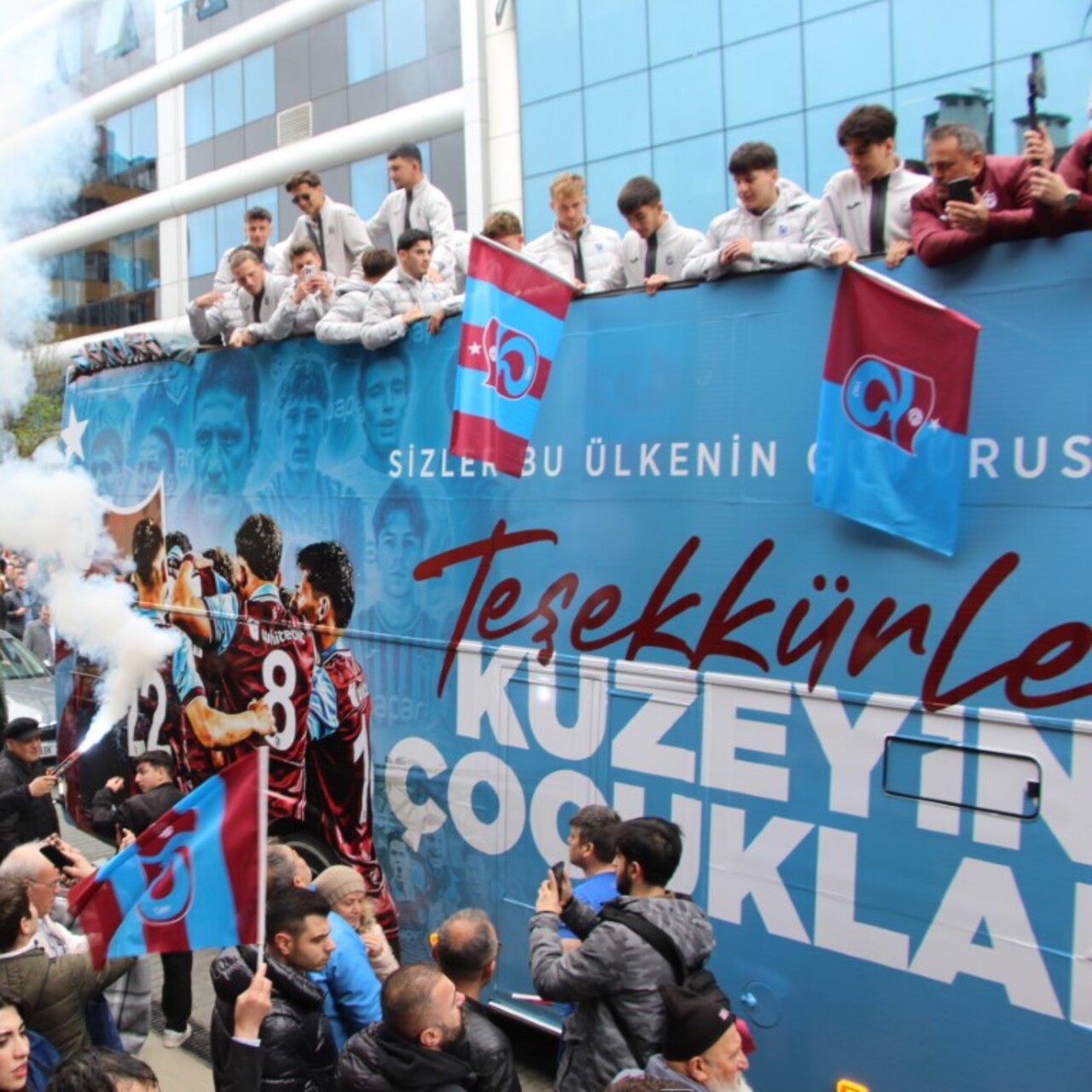 Trabzon'da Avrupa ikinciliği coşkusu!